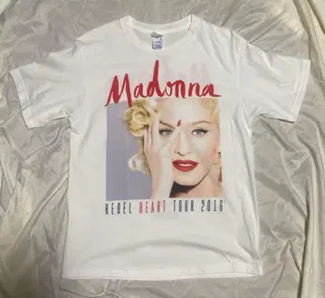 마돈나 투어 T셔츠 2016 S사이즈