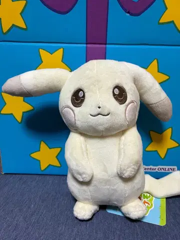 포켓몬 봉제 인형 피카츄 연한색 포켓몬 센터 한정판 새상품