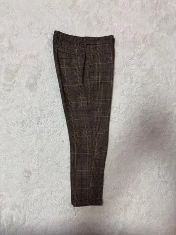 COMME CA COMMUNE 체크 무늬 슬랙스 L