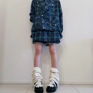 HEIHEI 라이더스 셔츠 원피스