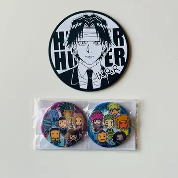 HUNTER x HUNTER 환영여단 캔뱃지 클로로 러버 코스터
