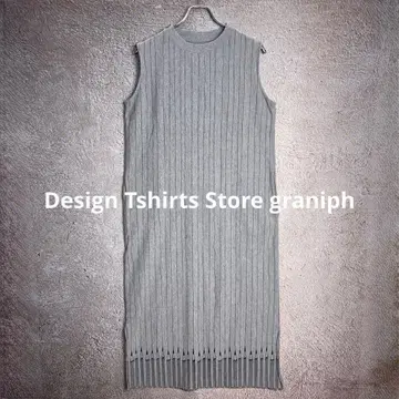 graniph 슬리브리스 티셔츠 원피스 포켓 부착 프리 사이즈