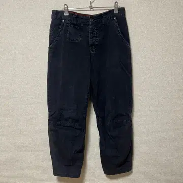 ARMANI JEANS 00's 블랙 워시 입체 재단 팬츠 Y2K