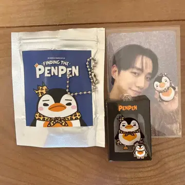 2pm 준호 펭귄 아크릴 미니어처 키링