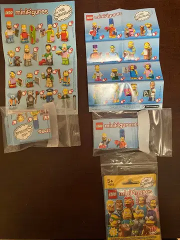 레고 미니 피규어 시리즈 심슨 풀컴프