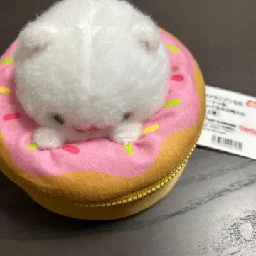 포메라니안 모찌 도넛형 봉제 인형 소품함
