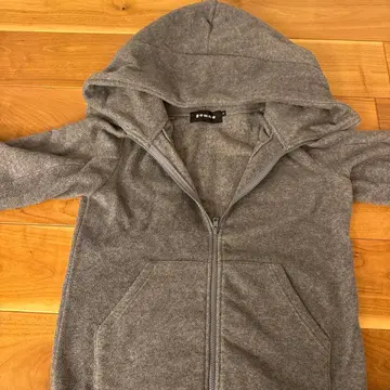 gomme 그레이 후드 부착 후드티