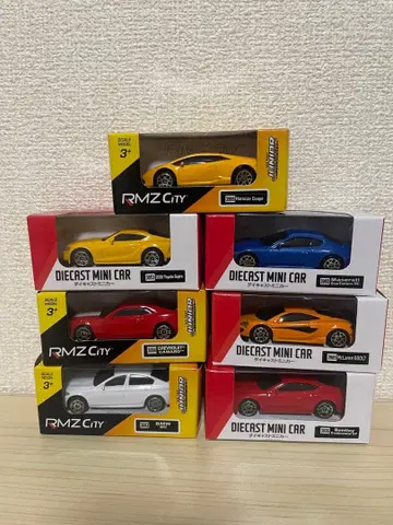 미개봉 새상품 RMZ City 3대 다이캐스트 미니카 4대 세트