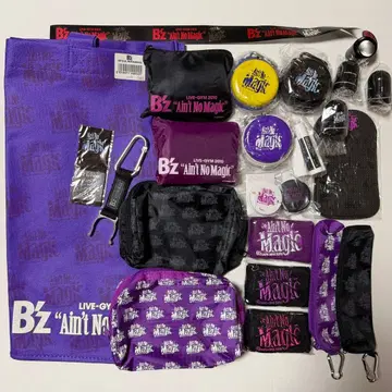 B'z LIVE-GYM 2010 가챠 풀 컴프 세트 백 은색 테이프 포함