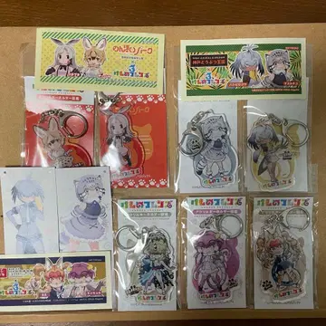 케모노 프렌즈 아크릴 키링 도감 모음