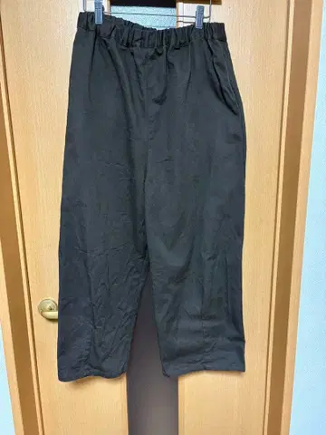 [ ina ] ina-hard 브라운 허리밴딩 팬츠