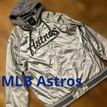 MLB Astros 휴스턴 애스트로스 후드 부착 바시티 자켓 XL