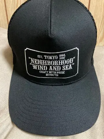 NEIGHBORHOOD WIND AND SEA 블랙 캡