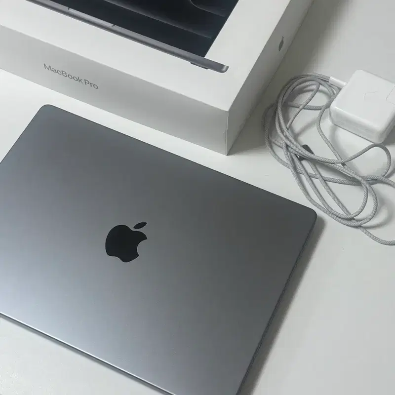 (배터리효율100)맥북 프로 14 M3, 512GB, 스페이스그레이 풀박