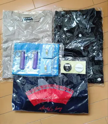 9개 세트 카미시라이시 모네 T셔츠 피케 셔츠 키링 파우치 토트백