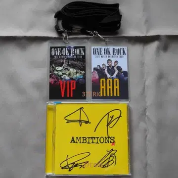 ONE OK ROCK 원오크록 VIP석 사인CD 백스테이지 패스