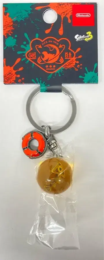 닌텐도 키링 금 연어알 SALMON RUN