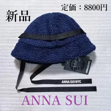새상품 택 포함 ANNA SUI NYC 보아햇 로고 리본 포함