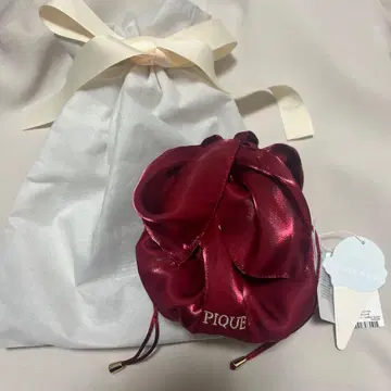 [미사용 새상품 랩핑 포함] 젤라피케 딸기 복조리 파우치