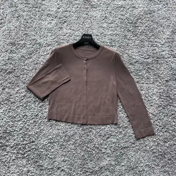 폭시 38 코코아 브라운 어퍼 스탠다드 가디건