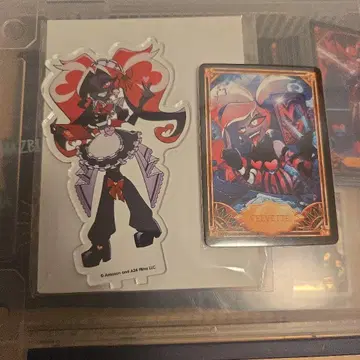 Hazbin Hotel Velvette 아크릴 스탠드와 카드 세트