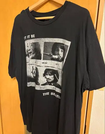 The Beatles 티셔츠 XL 블랙