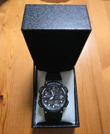 CASIO G-SHOCK 월드타임 블랙