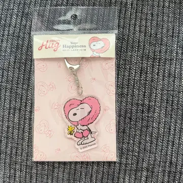 스누피 허그 아크릴 키링 에히메 이마바리 미술관 한정판