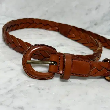 천연 가죽 메쉬 벨트 빈티지 올 가죽 가죽 버클 웨빙 벨트