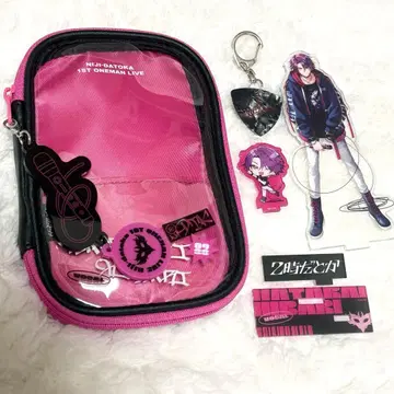 니지산지 2시라던가 와타라이 히바리 아크릴 스탠드 파우치 피크 키링