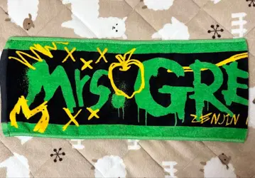 Mrs. GREEN APPLE 젠진미도와 프로테스트 타월 미세스