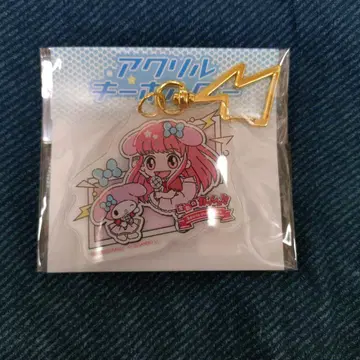 골드 컬러의 갓슈!! 산리오 콜라보 아크릴 키링 마이멜로디 랜덤 상품