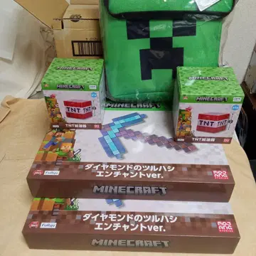 마인크래프트 크리퍼 백 TNT 가습기 다이아몬드 곡괭이