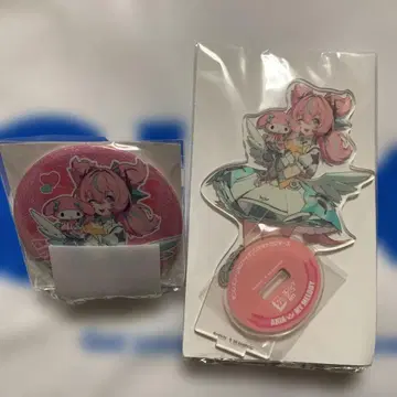 젠레스 존 제로 산리오 캔뱃지 아크릴 스탠드 아리아 x 마이멜로디