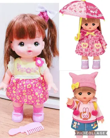 멜짱 레나짱 의류 묶음 판매 레인코트 외출 후드티 세트