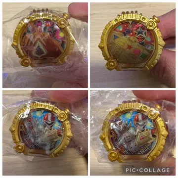 슈퍼전대 히어로 센타이 링 4점 세트 (마스크맨 등