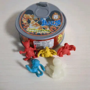 포켓몬 통조림 (빨간색) 뮤츠, 뮤우, 리자몽, 꼬부기