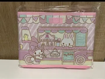 마이멜로디 피아노 수납 박스 보관 케이스 카페 웨건 산리오