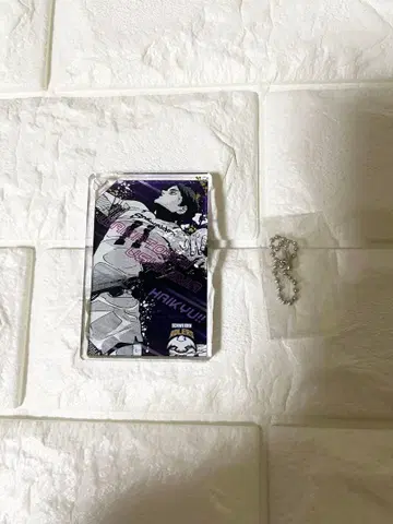 하이큐 우시지마 도미노풍 아크릴 키링, 아크릴 카드 세트