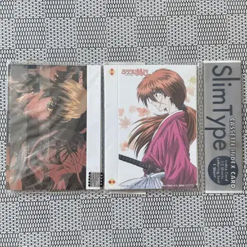 당시 물건 바람의 검심 카세트 테이프 인덱스 카드 세트