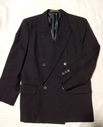 NEWYORKER 뉴요커 네이비 더블 블레이저