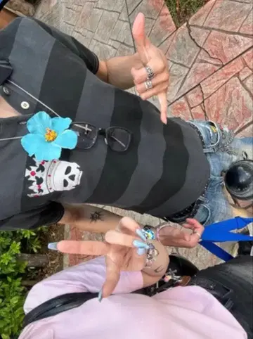 No Future 피케 셔츠 archive grunge 스컬 크로스