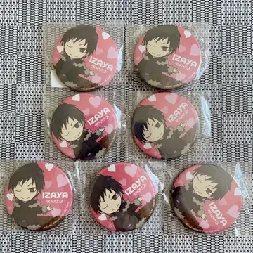 듀라라라!! 오리하라 이자야 러시아 스시 한정판 캔뱃지 7개 세트