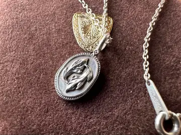 agete silver 리버서블 목걸이