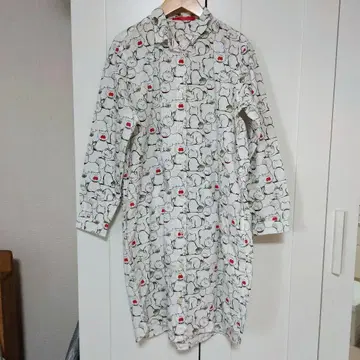 그라니프 x 아다치 미츠루 셔츠 원피스