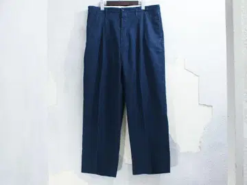 38 새상품급 AT LAST & CO 2TUCK LINEN 2턱 슬랙스