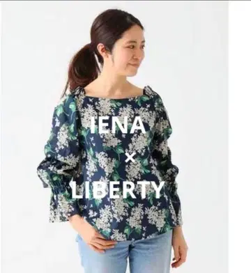 IENA x Liberty 볼륨 슬리브 블라우스 아카이브 라일락