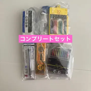 가챠 잠자리 연필 미니어처 참 컴플리트 세트