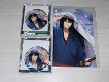 은혼 AJ 트레이딩 글리터 캔뱃지 특전 엽서 가츠라 코타로