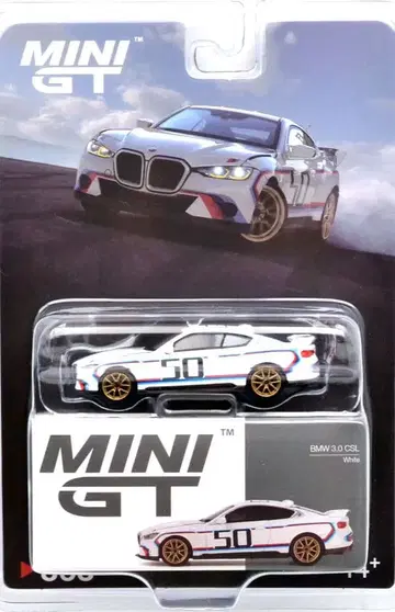 MINI GT BMW 3.0 CSL (화이트)
